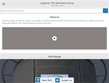 Tablet Screenshot of legendsindia.com